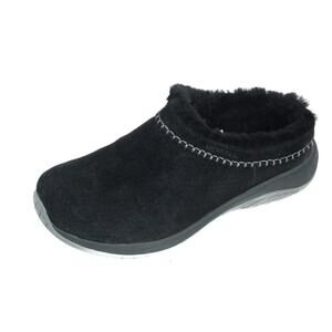 Merrell Encore Ice 5 Fur Lined Women’s Black Suede Slip On Shoes 8.5 W